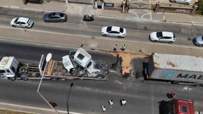 Alanya ilçesinde D-400 Karayolu’nda meydana gelen trafik kazasında bir sürücü