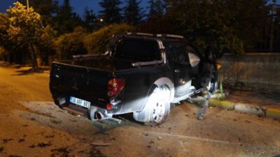 Nevşehir’de meydana gelen bir kaza sonucunda, alkollü ve ehliyetsiz bir