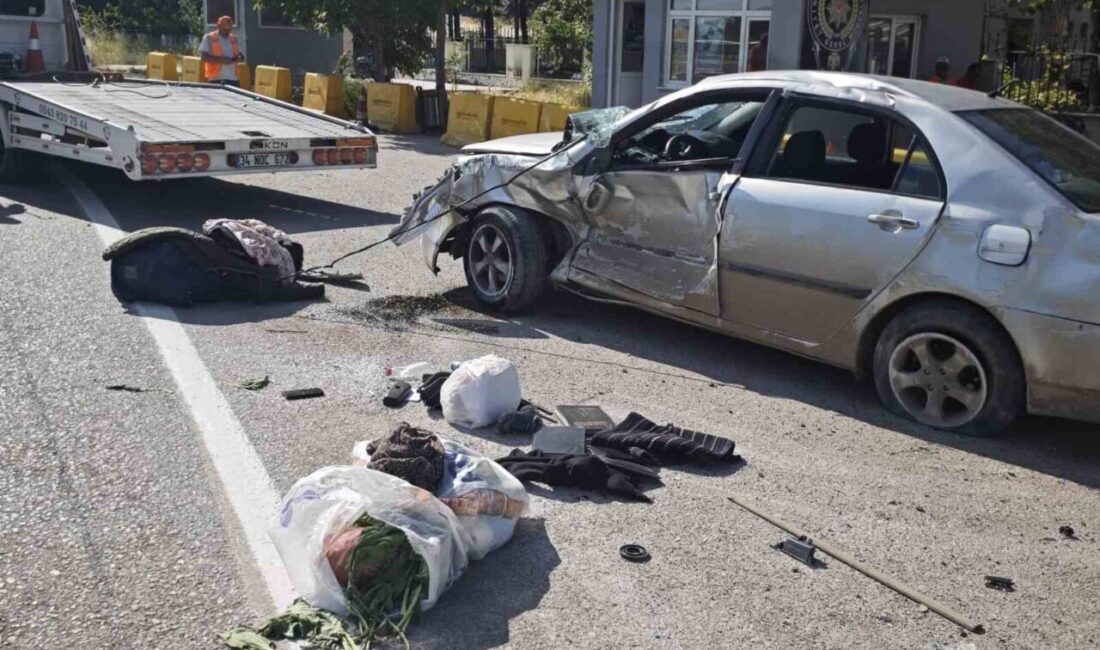 Amasya’nın Merzifon ilçesinde meydana gelen trafik kazasında, 7 yaşındaki bir