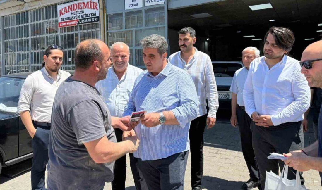Kırşehir’de bulunan Anahtar Parti’nin il başkanı Cemal Kaya, esnafın karşı