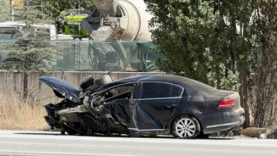 Ankara’nın Mamak ilçesinde meydana gelen trafik kazasında bir aileden toplam