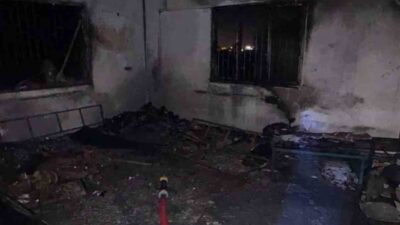 Antakya ilçesinde bir evde meydana gelen yangın, hızlı bir şekilde