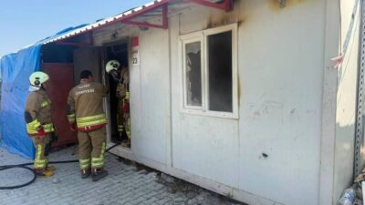 Antakya ilçesinde yer alan Bursa Kütahya Konteyner Kent’te meydana gelen