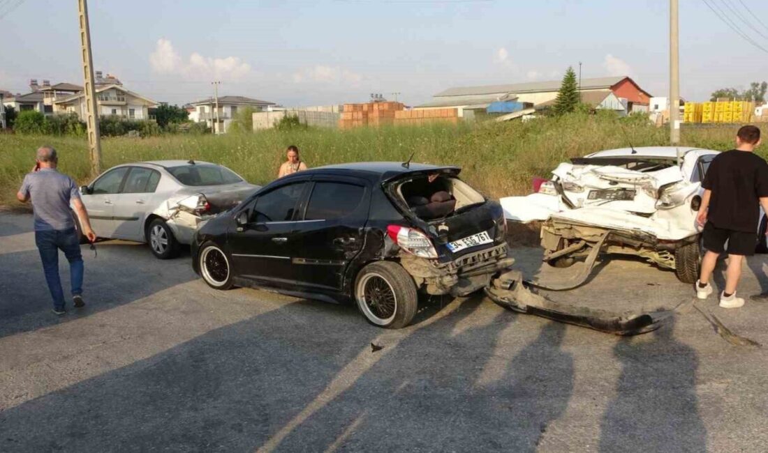 Manavgat ilçesinde meydana gelen trafik kazasında yaralanan 7 kişiden 6’sı