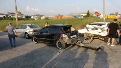 Manavgat ilçesinde meydana gelen trafik kazasında yaralanan 7 kişiden 6’sı