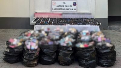 Antalya’nın Manavgat ilçesinde jandarma tarafından gerçekleştirilen operasyonda, yaklaşık 4 milyon