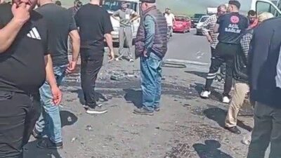 Ardahan-Artvin arasındaki kara yolunda meydana gelen trafik kazasında şu ana