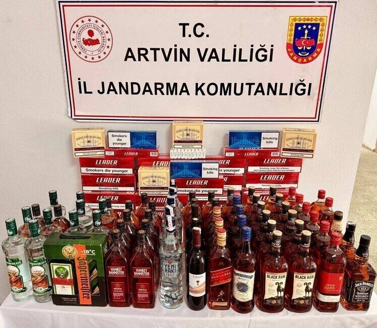 Artvin ilinde Jandarma ekipleri tarafından haziran ayında gerçekleştirilen kaçakçılıkla mücadele