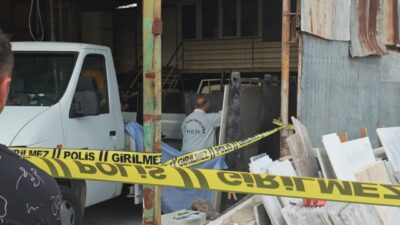 Kepez ilçesinde bir mermer işletmesinde meydana gelen üzücü olayda, kamyonetten