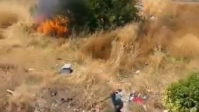 Avcılar ilçesinde, iddiaya göre yaşlı bir adamın otluk bir alanı
