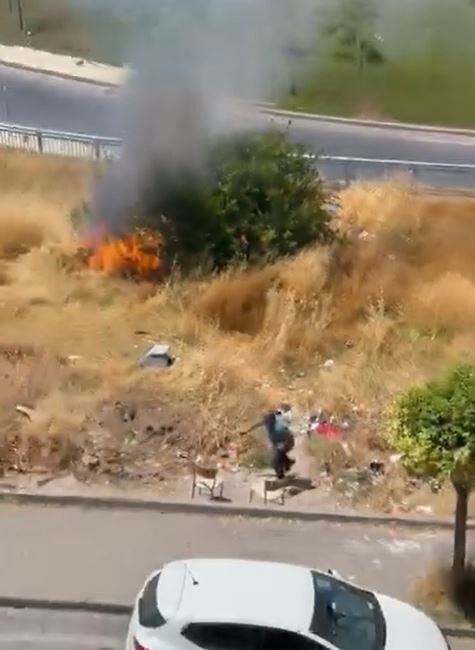 Avcılar ilçesinde, iddiaya göre yaşlı bir adamın otluk bir alanı