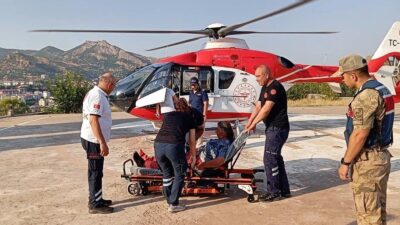 Tunceli ilinde gerçekleşen bir olayda, dağda yürüyüş yaparken ayağı kırılan