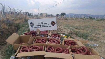 Aydın’da son bir ay içerisinde Güvenlik Şube Müdürlüğü ekiplerince gerçekleştirilen