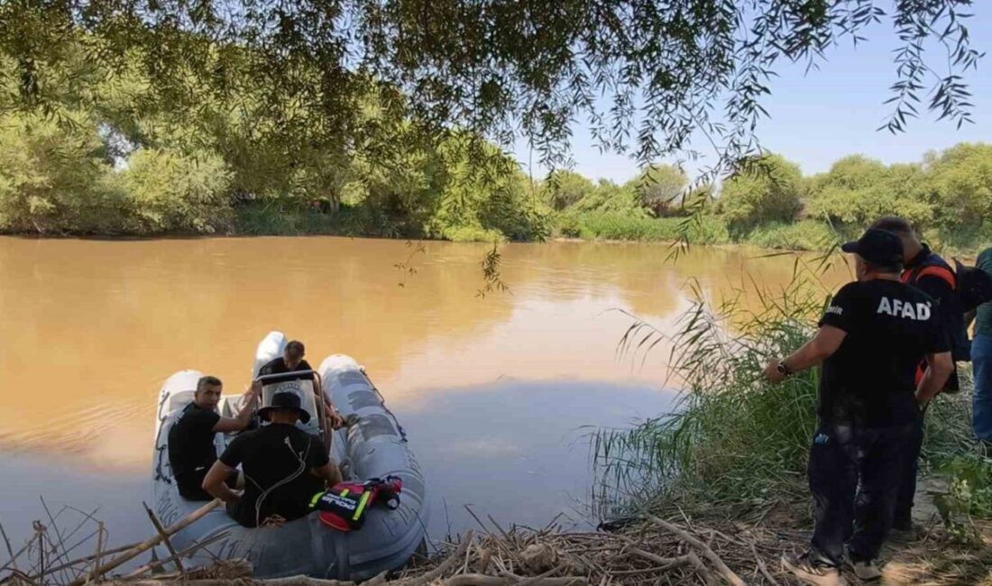 İki çocuğun Büyük Menderes Nehri’nde akıntıya kapılarak kaybolduğu iddia edilen