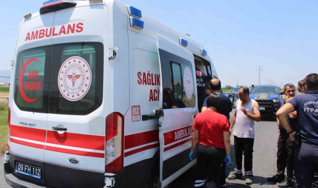 Aydın’ın Efeler ilçesinde yaşanan olayda, sulama kanalına uçan araçtaki bir