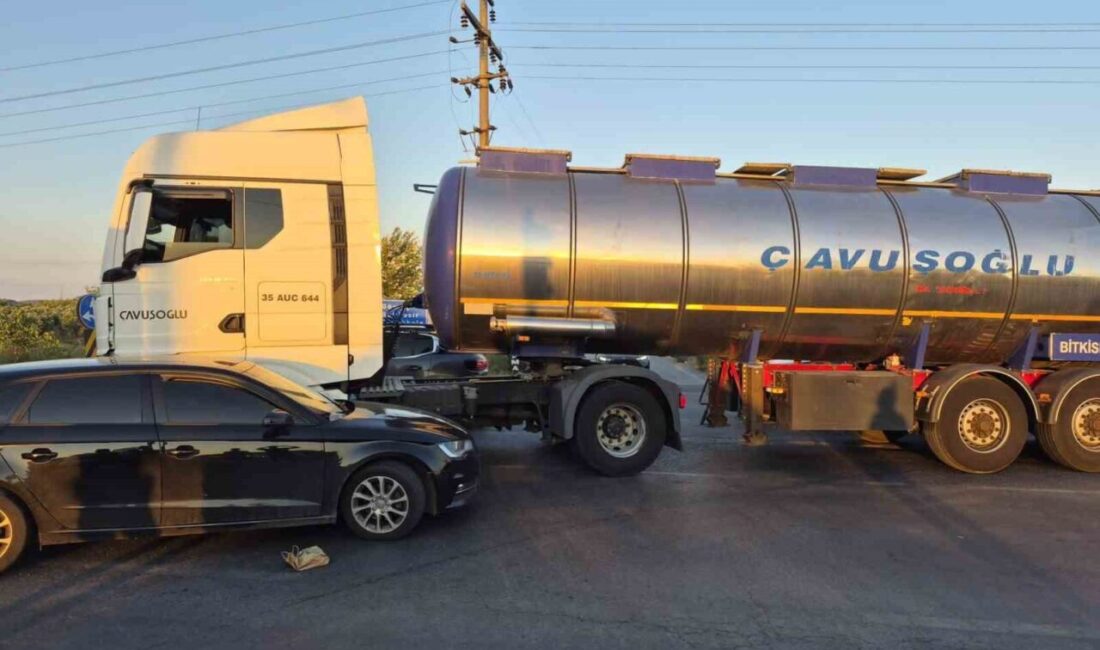 Ayvalık ilçesine bağlı Balıkesir’de meydana gelen trafik kazasında, İzmir-Çanakkale kara