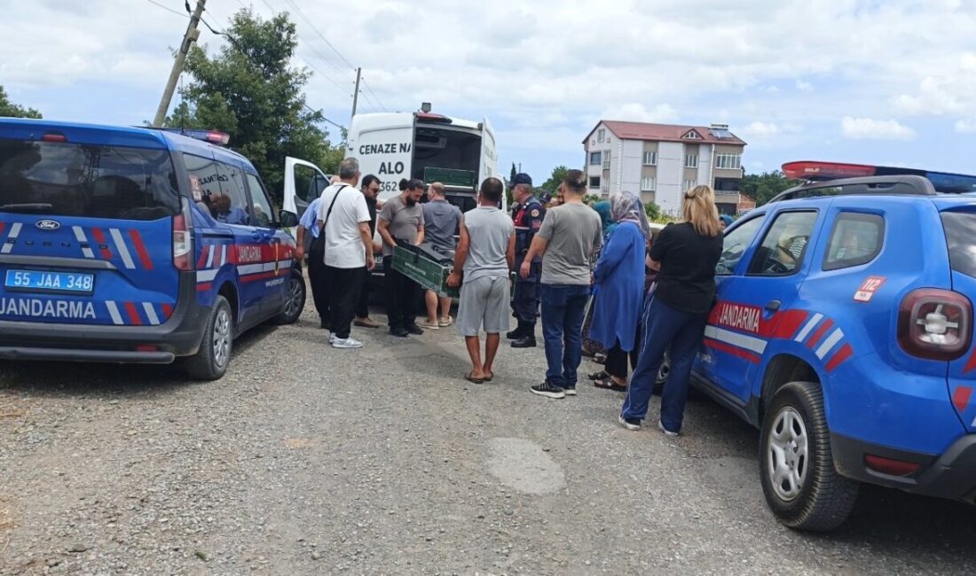 Samsun’un Bafra ilçesinde, bir tarlada 92 yaşındaki bir kadının yanmış