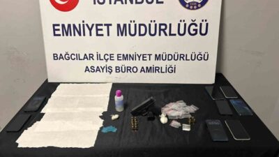 Bağcılar’da, polis tarafından gerçekleştirilen bir operasyon sonucunda bir adreste uyuşturucu