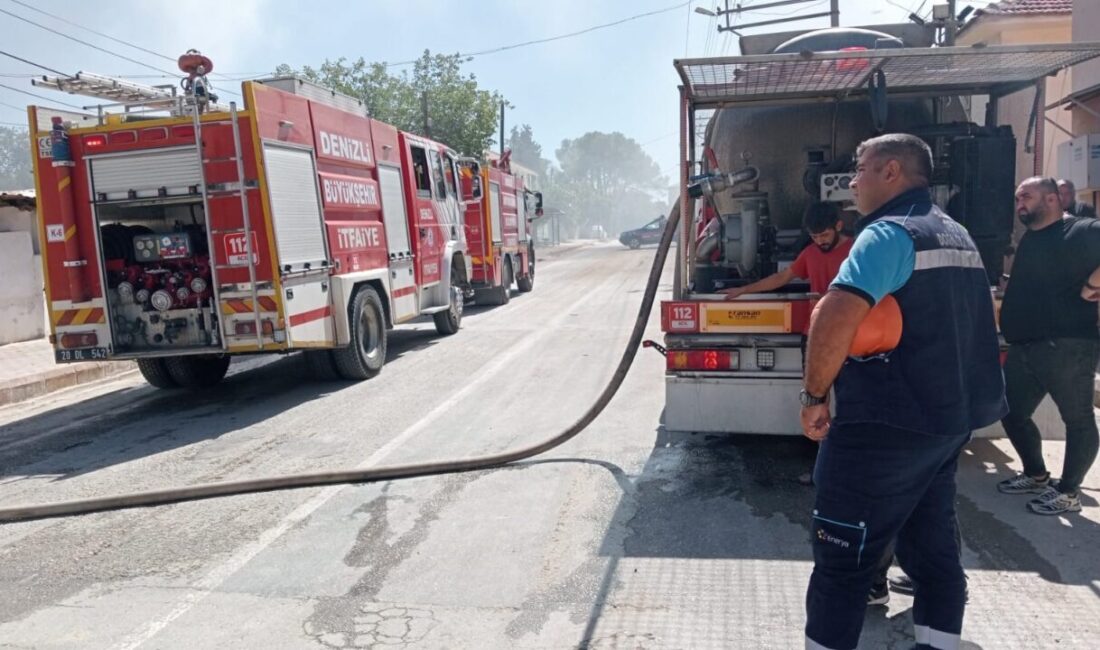 Pınarkent Mahallesi’nde Bahçe Temizliği Sırasında Çıkan Yangın Büyük Panik Yarattı