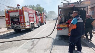 Pınarkent Mahallesi’nde Bahçe Temizliği Sırasında Çıkan Yangın Büyük Panik Yarattı