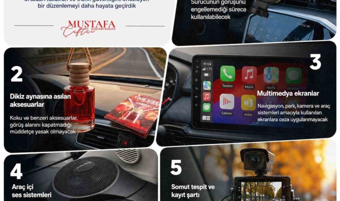 İçişleri Bakanı Mustafa Çiftçi, Karayolları Trafik Yönetmeliği’nde yapılan son düzenlemeye