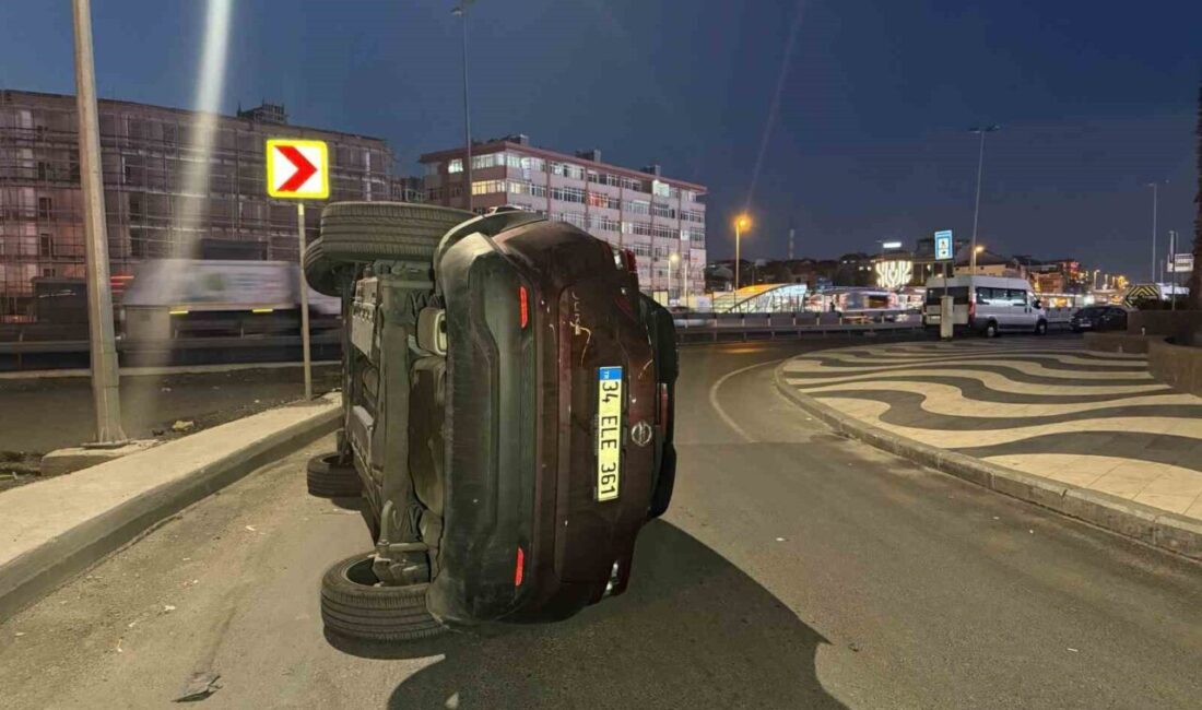 İstanbul’un Bakırköy ilçesinde bir sürücü tarafından kontrolünün kaybedilmesi sonucu meydana