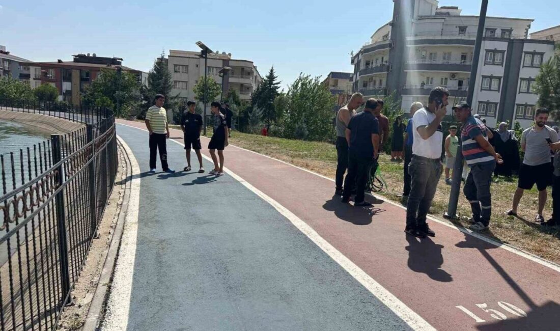 Batman’ın Çamlıtepe Mahallesi’nde, Doğa Sitesi arkasında kendi kendine fotoğraf çekmeye