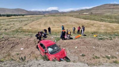 Bayburt’ta meydana gelen trafik kazasında, 4’ü çocuk 4’ü yetişkin toplamda
