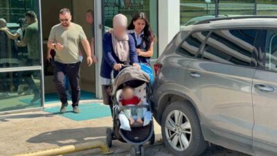 Samsun’da polis tarafından düzenlenen operasyonda, 7 aylık bebeğin bulunduğu bebek