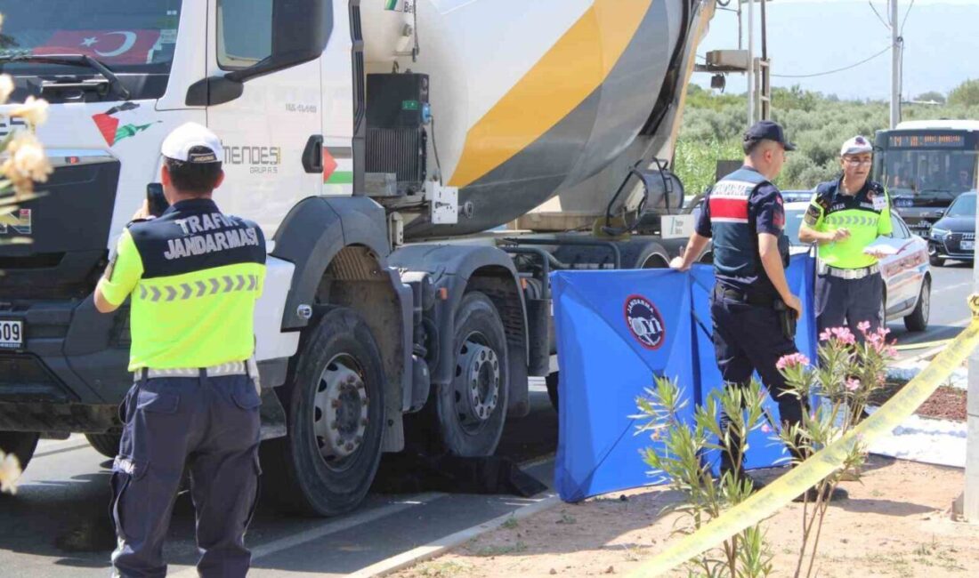 Aydın’ın Efeler ilçesinde meydana gelen acı olayda, yolun karşısına geçmeye