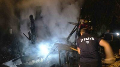 Bilecik’in Gölpazarı ilçesine bağlı İsmetpaşa Mahallesi’nde bir evin yakınındaki depoda