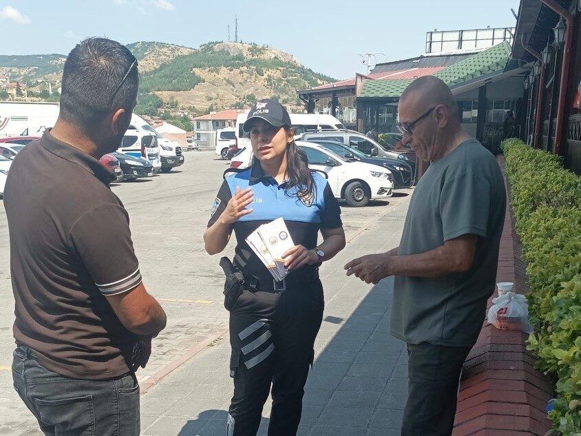 Bozüyük İlçe Emniyet Müdürlüğü Toplum Destekli Polislik Büro Amirliği ekipleri,