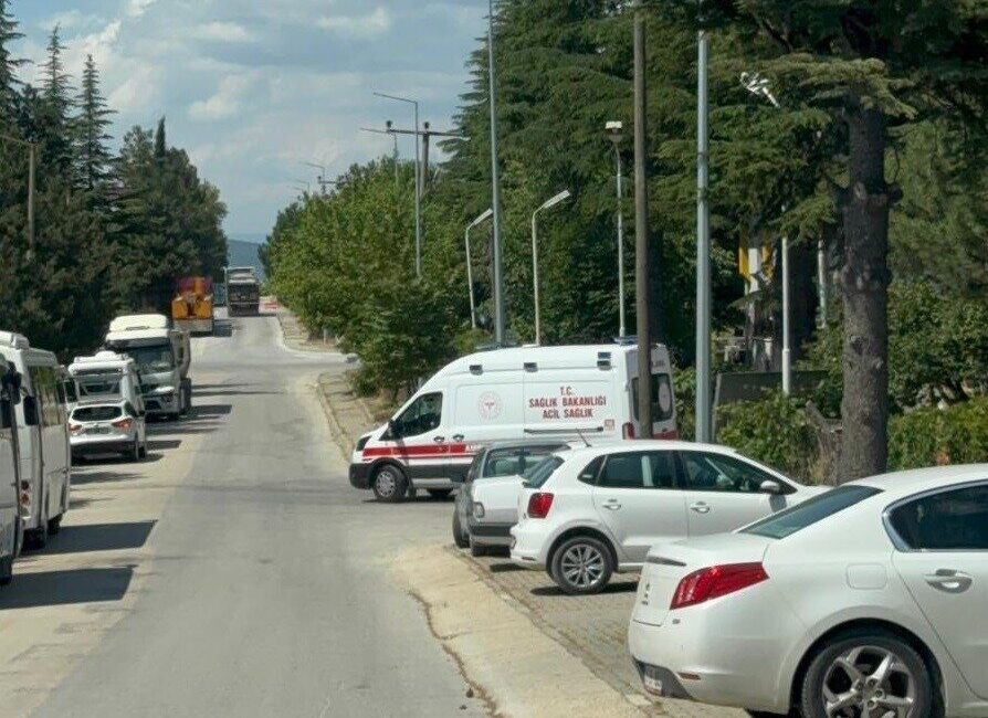 Bir iş kazası, Bilecik’teki bir granit fabrikasında yaşandı ve bir
