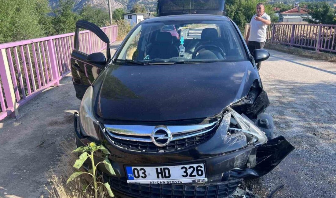 Bilecik’te meydana gelen trafik kazasında iki otomobilin çarpışması sonucunda bir