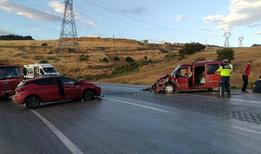 Bilecik’te meydana gelen trafik kazasında, Söğüt-Eskişehir kara yolu Sırhoca köyü
