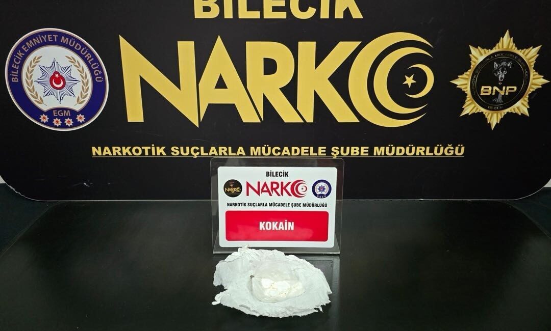 Bilecik’te polis tarafından gerçekleştirilen bir uyuşturucu operasyonunda bir kişi gözaltına
