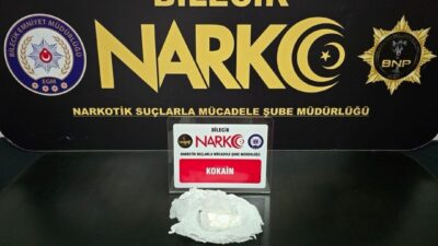 Bilecik’te polis tarafından gerçekleştirilen bir uyuşturucu operasyonunda bir kişi gözaltına