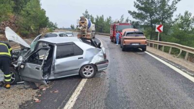 Bilecik’te meydana gelen bir zincirleme trafik kazasında 2 kişi yaralandı.