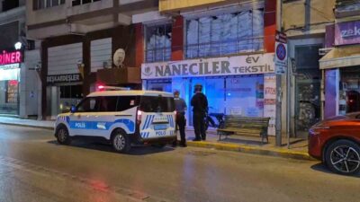 Eskişehir’de bir şüpheli, Ömerağa Mahallesi Sakarya-2 Caddesi’nde bulunan bir binanın