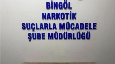 Bingöl’de, şüpheli bir araç durdurulduğunda yapılan aramada 600 fişek bulundu