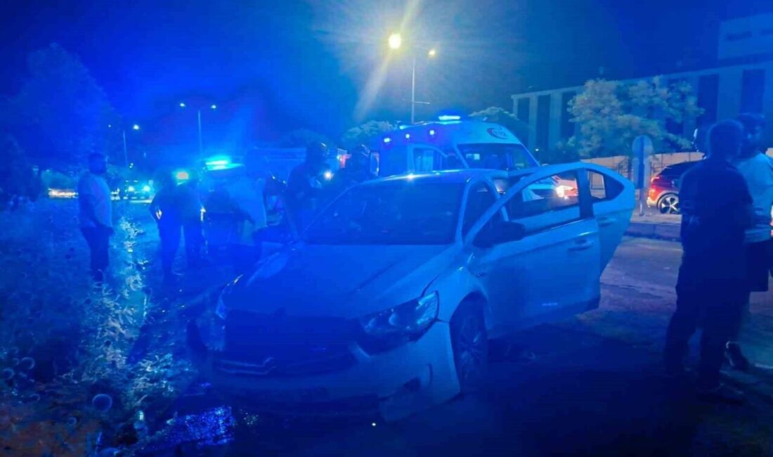 Bingöl’de meydana gelen trafik kazasında iki otomobil çarpıştı ve olayda