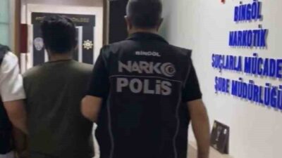 Bingöl’de polis ekipleri tarafından gerçekleştirilen uyuşturucu operasyonunda 1 kilo 807,91