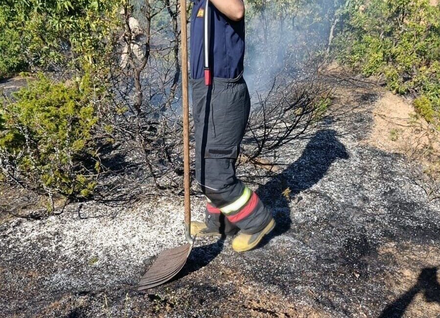Bingöl’ün Genç ilçesinde, ekiplerin müdahalesiyle yol kenarındaki yangın söndürüldü. Yangın,
