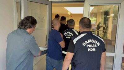 Samsun’da polis ekipleri tarafından yapılan operasyonda bir araçta 4 ruhsatsız