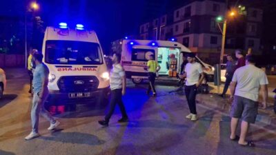 Düzce’de bir motosiklet ile bisikletin çarpışması sonucu meydana gelen kazada