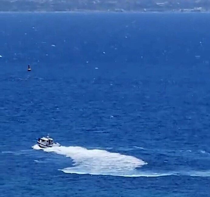 Bodrum ilçesinde meydana gelen kaza sonucu alabora olan jet skideki