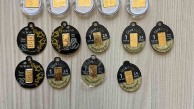 Gerede ilçesinde kuyumculara 28 adet sahte altın satmaya çalıştıkları iddia