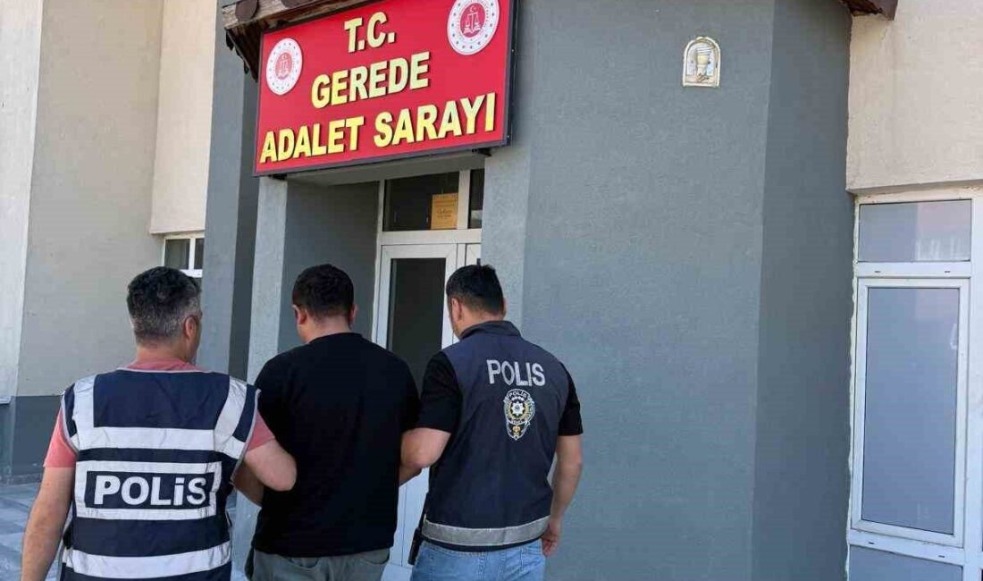 Bolu’nun Gerede ilçesindeki bir şantiyeden çalınan malzemelerin değerlendirilmesi sonucunda tutuklanan