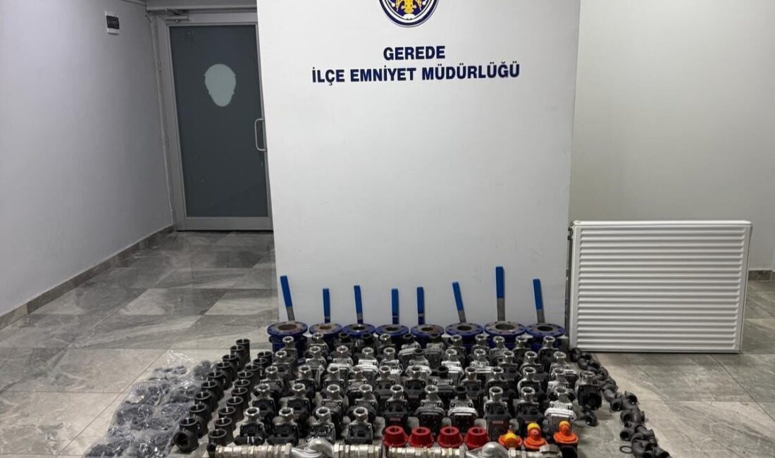 Bolu’nun Gerede ilçesinde, bir şantiyeden yaklaşık 2,5 milyon lira değerinde