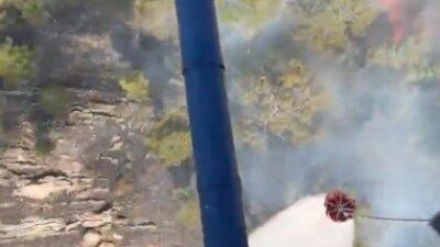 Bozdoğan ilçesindeki orman yangını, ekiplerin hızlı müdahalesiyle kontrol altına alındı.
